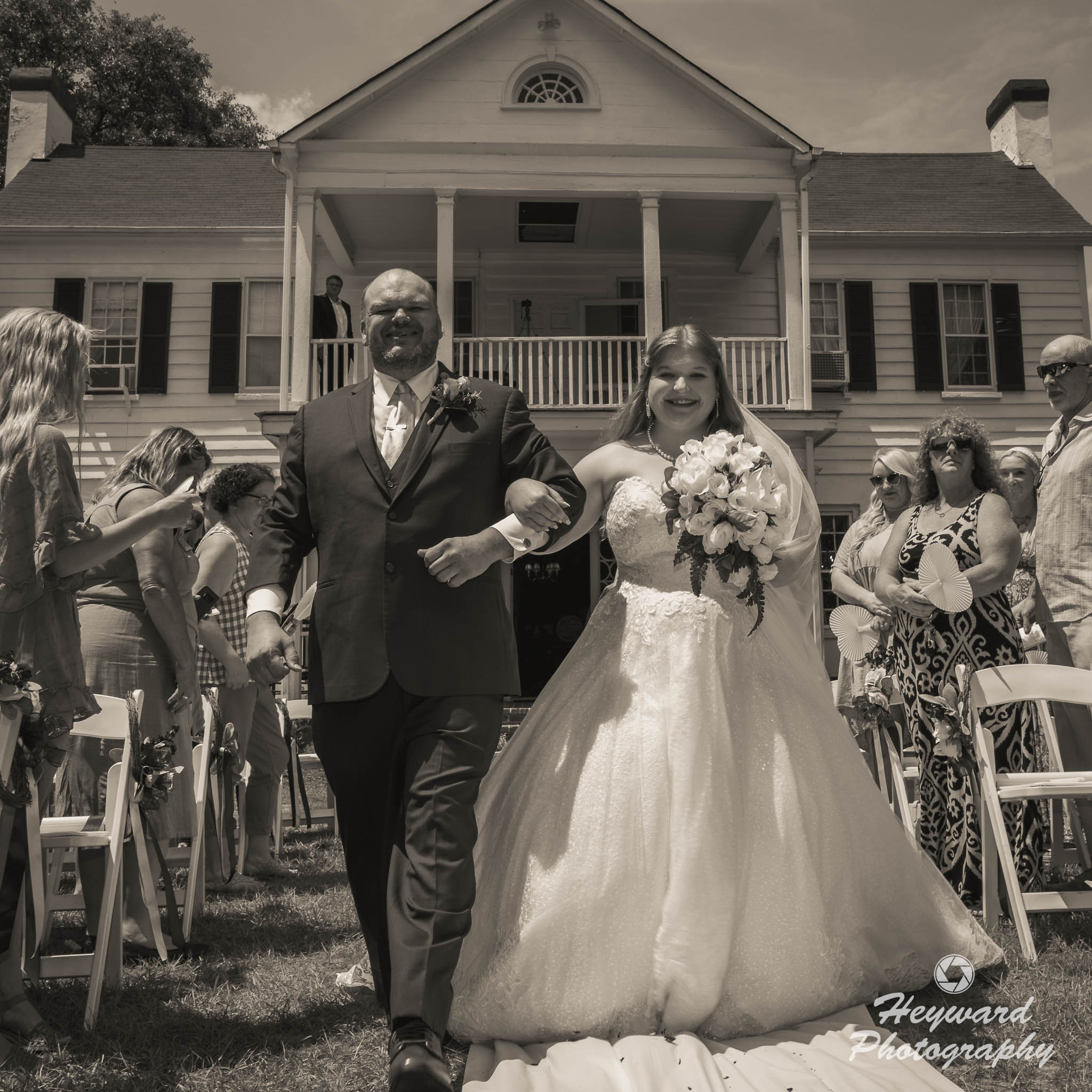 Father walking Bride down the aisle.