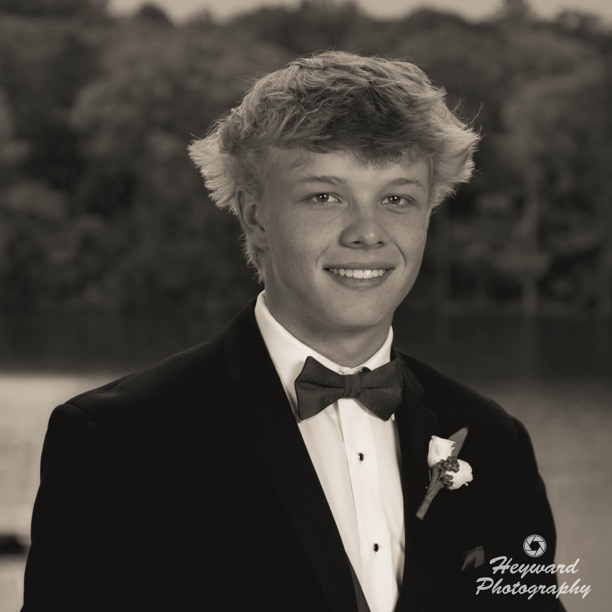 Young man posing for a picture.